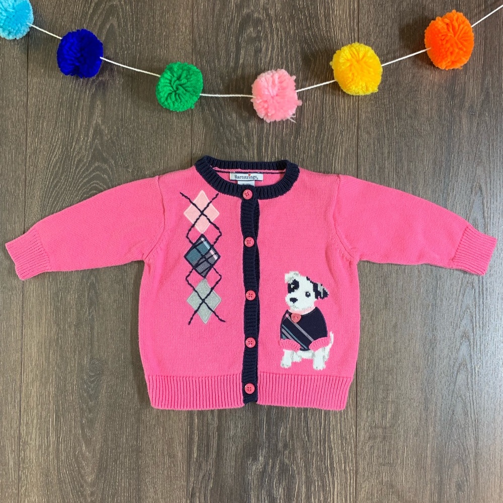 🐶 Cute Hartstrings Puppy Button ¥ Sweater